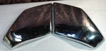 1953 1954 Studebaker Cars Pair Front Chrome Bumper Winguards AC-2322. Fixed Price $125.00.