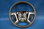 2013-2017 Gmc Acadia Gray Titanium Leather Steering Wheel Swh Oem 23105345. Fixed Price $85.22.