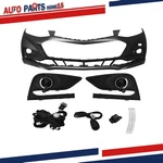 Front Bumper Cover+ Left&right Fog Lights For 2016 2017 2018 Chevy Cruze Premier. Fixed Price $139.22.