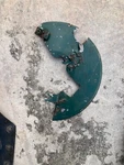 Jaguar Xke V12 Front Brake Backing Plate Dust Shield Stored For Years. $60. Fixed Price $60.00.