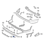 For Hyundai Palisade 2023-2025 86617S8CA0 Rear Tow Eye Cap. Fixed Price $19.75.
