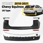 Primed Rear Bumper Cover Assembly For 2018-2021 Chevy Equinox W/o Sensor Hole. Fixed Price $175.99.