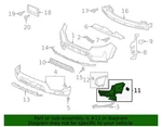 2021-2025 Honda Ridgeline Genuine Front Bumper Filler Panel Oem 71107-T6Z-A00. Fixed Price $271.25.