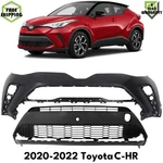 Front Bumper Cover Primed Plastic & Grille For 2020-2022 Toyota C-hr. Fixed Price $1400.00.