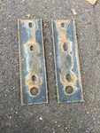 Used 1968-1976 Bmw E10 2002 Front Bumper Shock Plates. Fixed Price $39.99.