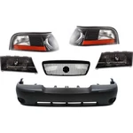 Front Bumper Cover Kit For 03-04 Mercury Marauder Primed Sedan With Corner Light. Fixed Price $742.04.
