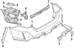 Genuine Bmw Corner Trim 51-12-7-885-577. Fixed Price $240.77.