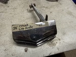 1950 Ford Chrome Trunk Lid Handle Deck Used Sedan Convertible Shoebox. Fixed Price $45.00.