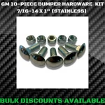 1950-1985 Olds Delta 88 Front Rear Chrome Bumper Bolts 7/16 Carriage Gm Nos. Fixed Price $20.76.