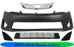 Front Bumper Cover Paintable & Grille Assembly Kit For 2012-2014 Toyota Camry. Fixed Price $241.99.