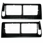 1984-87 Grand National Gnx Turbo T-type Headlight Lamp Door Bezel Black Pair. Fixed Price $155.00.