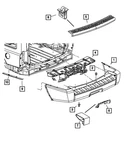 Genuine Mopar Bumper Bracket Right 55157466AB. Fixed Price $63.77.