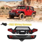 Aaiwa Fit 2007-2018 Jeep Wrangler Jk Front And Rear Bumper With Lights & D-rings. Fixed Price $249.95.