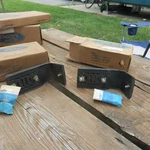 Nos Ford Bumper Guards. New Pair. Ltd Galaxie. Fixed Price $88.00.