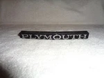 Nos Mopar 1972 Plymouth Fury Front Bumper Emblem. Fixed Price $69.00.