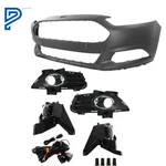 Front Bumper Fascia+fog Lights L&r 2013-2016 Ford Fusion W/o Sensor Holes. Fixed Price $124.97.