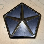 Vintage Chrysler Trunk Lock Emblem Key Cover 4422008. Fixed Price $19.95.