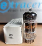 5751 Rca Jrc Black Plate 3 Mica Vintage Tube 12AX7 Nos (1959) *etracer*. Fixed Price $169.99.