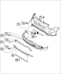 Genuine Mopar Front Fascia Extension 6VQ37TZZAA. Fixed Price $88.39.