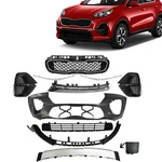 Front Bumper W/grille/skid Plate/foglight Cover For Kia Sportage 2020 2021 2022. Fixed Price $799.00.