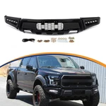 Raptor Style Front Bumper W/led Lights 2015-2017 Ford F150 F-150 Black Steel. Fixed Price $242.31.