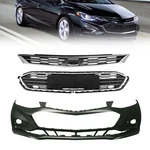 Front Upper Lower Grille & Bumper Cover Fit For Chevy Cruze 2016 17 2018. Fixed Price $162.59.