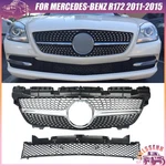 For Mercedes Benz R172 SLK250 SLK300 SLK350 2011-2015 Diamond Front Grille. Fixed Price $158.99.