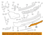 Gm Oem 17-19 XT5 Rear Bumper Components-skid Plate 23472594. Fixed Price $197.29.