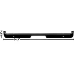 1965 1966 Ford Mustang Rear Bumper Painted Black Dynacorn New - 3639BK. Fixed Price $209.99.