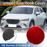 Front Car Bumper Tow Hook Cover For Mazda CX-3 NO.D10J50A12A Crystal Kodo Red. Fixed Price $10.48.