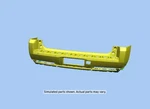 Genuine Gm Rear Upper Bumper Cover 23326086. Fixed Price $1169.08.