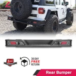 For 2018-2026 Jeep Wrangler Jl Rear Bumper Full Width Round Tube Black Steel. Fixed Price $259.99.