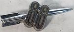 Vintage Oldsmobile 88 1949-51 Trunk Rocket Emblem Metal Original 557834. Fixed Price $125.00.