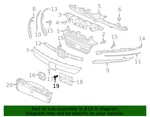 Genuine Honda License Plate Bracket Screw 93904-46220. Fixed Price $11.99.