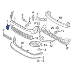 For Kia Sportage 2023-2025 86517P1000 Front Tow Eye Cap. Fixed Price $21.48.