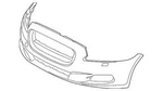 Genuine Jaguar Bumper Cover C2D5386XXX. Fixed Price $1432.88.