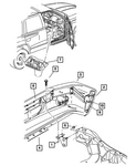 Genuine Mopar Side Bracket Right 55077270AA. Fixed Price $57.39.