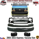 Front Bumper + Grille Upper Cover Brackets For 2003-21 Express / Savana. Fixed Price $2216.75.