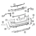 For Fiat 500L 2018-2020 Mopar 6QL93LXHAA Tow Hook Cover. Fixed Price $70.17.