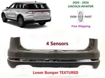 Oem 2020-2026 Lincoln Aviator Rear Bumper 4 Sensors Harbor Grey #10. Fixed Price $880.00.