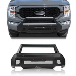 Front Bumper Compatible With 2021-2023 Ford F150 Black Truck Guard Bull Bar. Fixed Price $399.00.