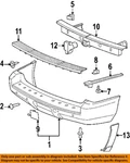 Gm Oem 07-14 Escalade Esv Rear Bumper Components-side Bracket 10355548. Fixed Price $16.14.