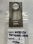1956 Packard Trunk Lock Retainer - 6478532. Fixed Price $35.00.