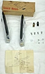 1971-73 Nos Pontiac Ventura Front Guards Chrome Bumperettes Impact Strips. Fixed Price $499.94.