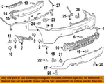 Gm Oem 14-15 Camaro Rear Bumper Components-lower Cover Rivet 11546343. Fixed Price $17.48.