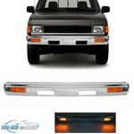 Chrome Front Bumper Face Bar+end Cap+turn Signal Light For Nissan D21 1986-1992. Fixed Price $175.42.