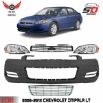 Front Bumper Cover Paintable & Grille Kit For 2006-2013 Chevrolet Impala Ls. Fixed Price $331.42.