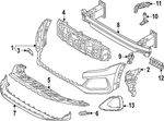 Genuine Audi Insert 4M8-807-550-H. Fixed Price $105.39.