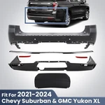 For 2021-2024 Chevy Suburban & Gmc Yukon Xl Rear Bumper Cover Kit W/ Reflector. Fixed Price $469.99.