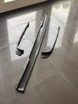 Mercedes Benz R107 Sl Oem Rear Bumper Rubber Trim Molding Set. Very Good.. Fixed Price $195.00.